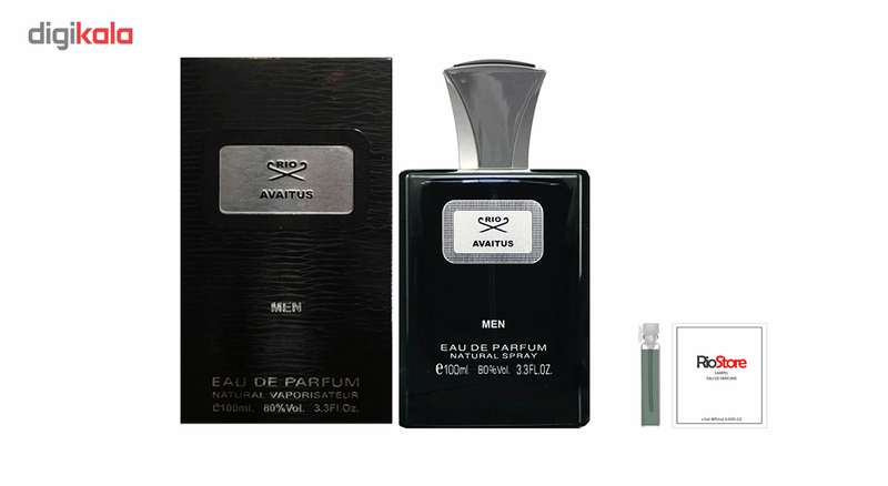 ادو پرفیوم مردانه ریو کالکشن مدل Rio Avaitus حجم 100ml به همراه عطر جیبی