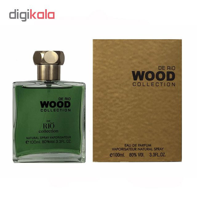 ادو پرفیوم مردانه ریو کالکشن مدل De Rio Wood حجم 100 میلی لیتر