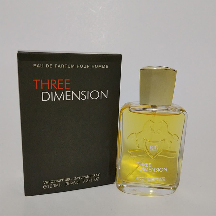 ادو پرفیوم مردانه ریو کالکشن مدل THREE DIMENSION با رایحه تلخ حجم 100 میلی لیتر