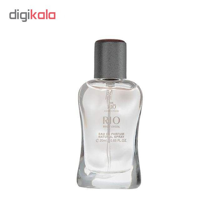 عطر جیبی زنانه ریو کالکشن مدل Bright Crystal حجم 20 میلی لیتر