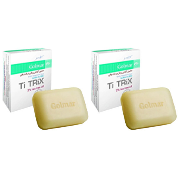 صابون شستشو ضد باکتری بدن گلمر مدل ti tirix مناسب برای پوست حساس وزن 100 گرم مجموعه دو عددی