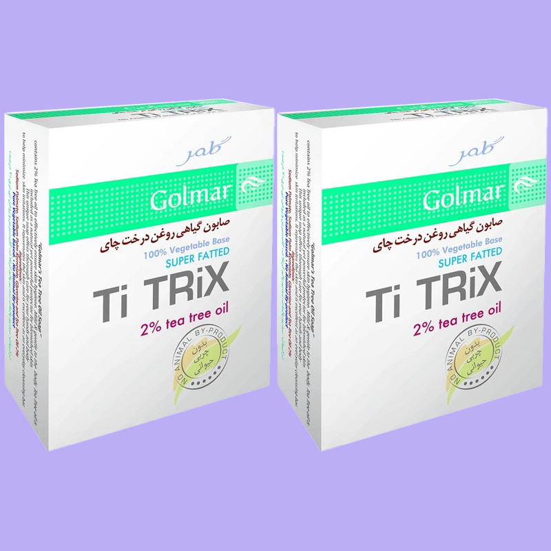 صابون شستشو ضد باکتری بدن گلمر مدل ti tirix مناسب برای پوست حساس وزن 100 گرم مجموعه دو عددی