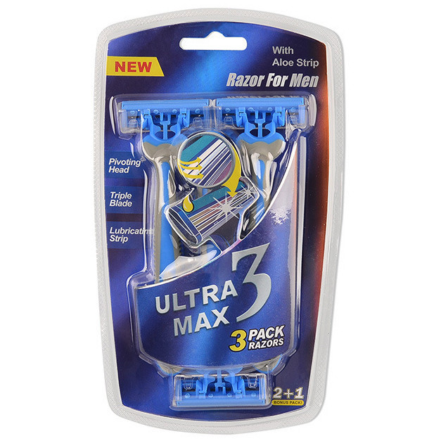 خود تراش مکس مدل ULTRA 3 بسته 3 عددی