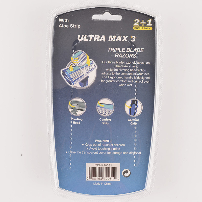 خود تراش مکس مدل ULTRA 3 بسته 3 عددی