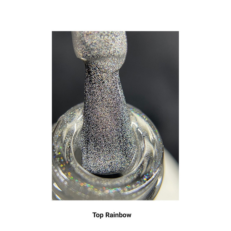 تاپ کت ناخن پرنسس مدل Rainbow