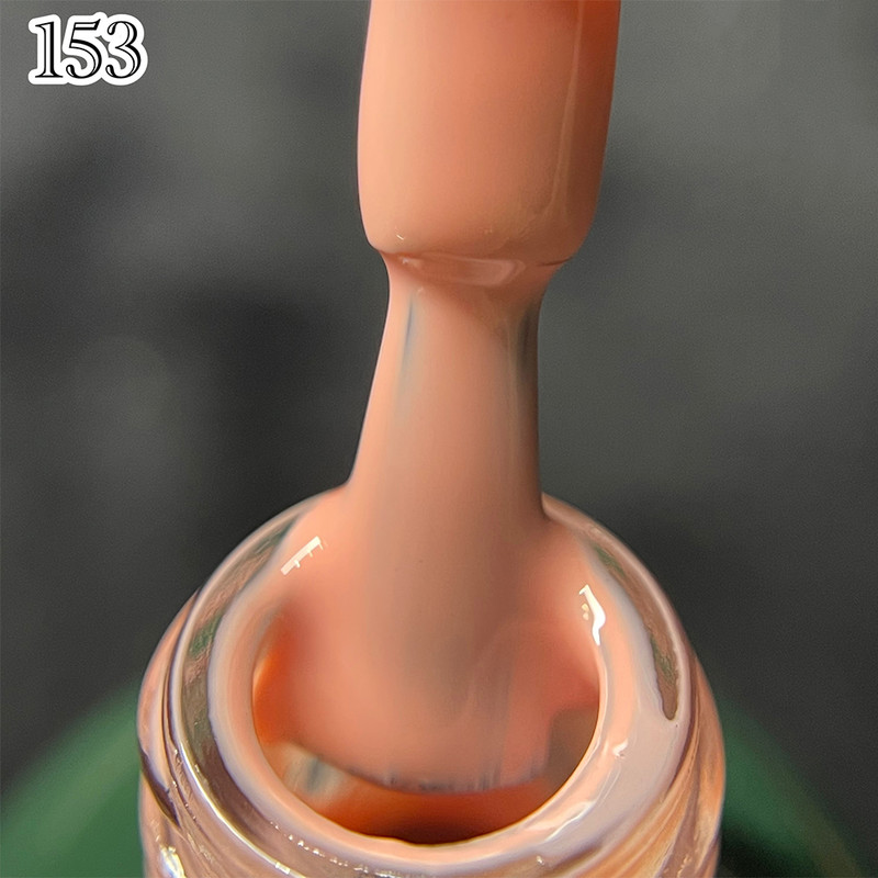 لاک ژل براق ناخن پرنسس مدل DS شماره 153 رنگ گلبهی پاستیلی
