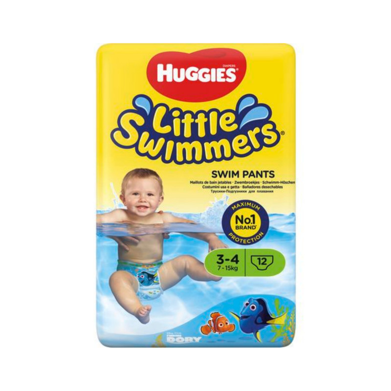 پوشک استخری هاگیز مدل swimmer سایز 3 بسته 12 عددی