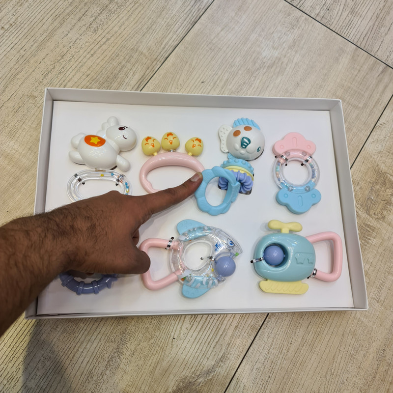جغجغه هانگر مدل عروسک مجموعه 7 عددی