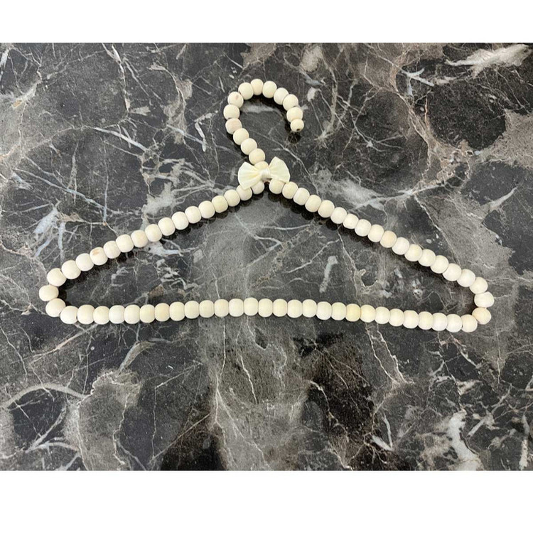 چوب لباسی نوزاد مدل مرواریدی بسته 2 عددی