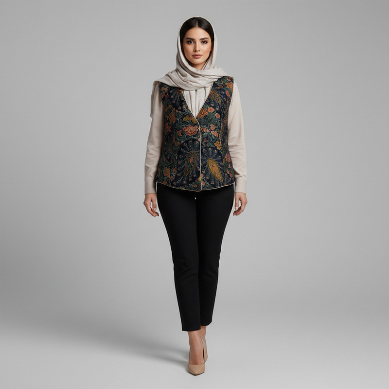 جلیقه رسمی زنانه تولیکا مدل 33052