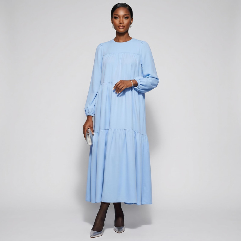 پیراهن زنانه شیرین جامه مدل عبایی