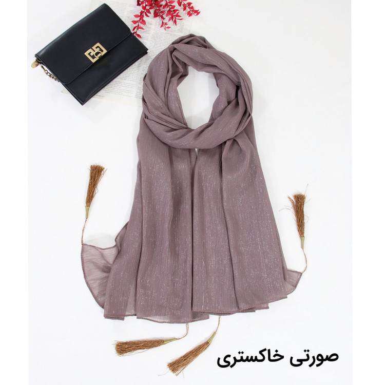 شال زنانه مدل مجلسی تابستانه طرح حریر شاین دار کد ana-2267