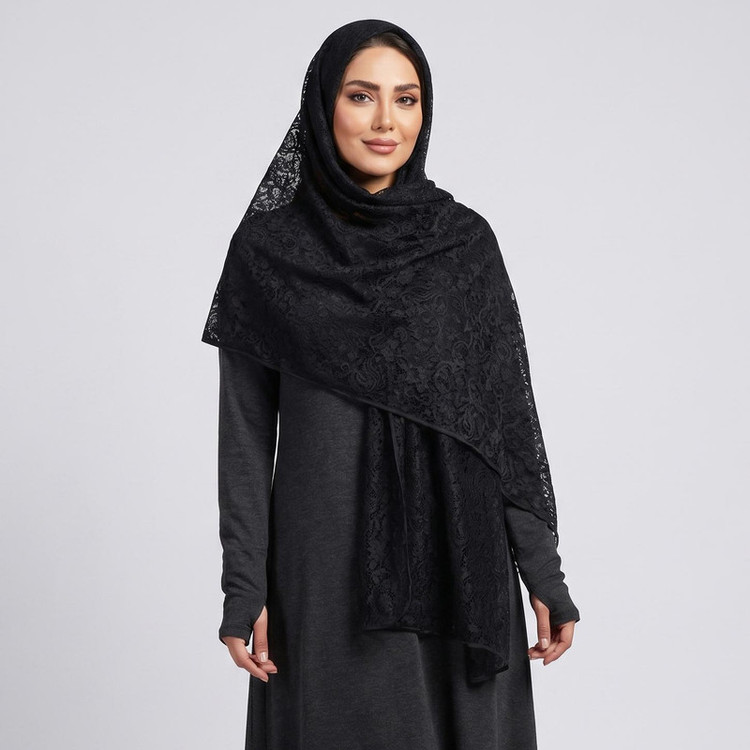 شال زنانه مدل تور طرح بهار