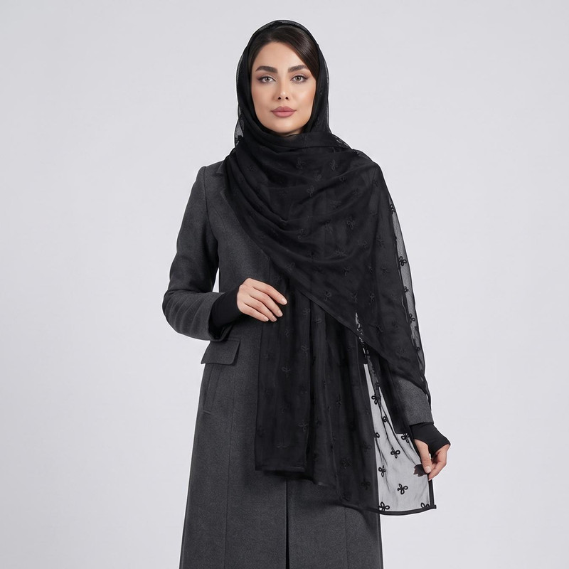 شال زنانه مدل تور طرح پاپیون