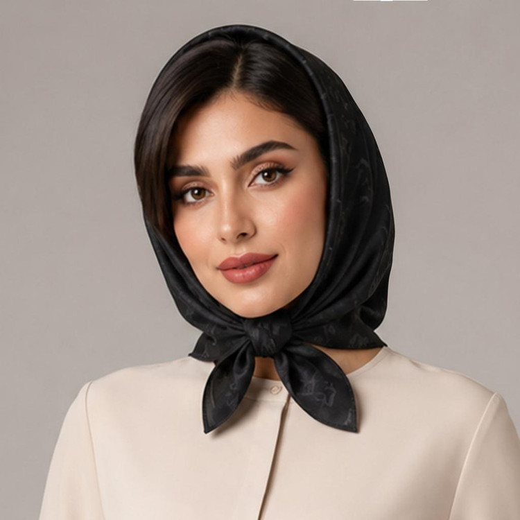 مینی اسکارف زنانه مدل ساده موهر پاییزی زمستانی مارک برجسته کد 3