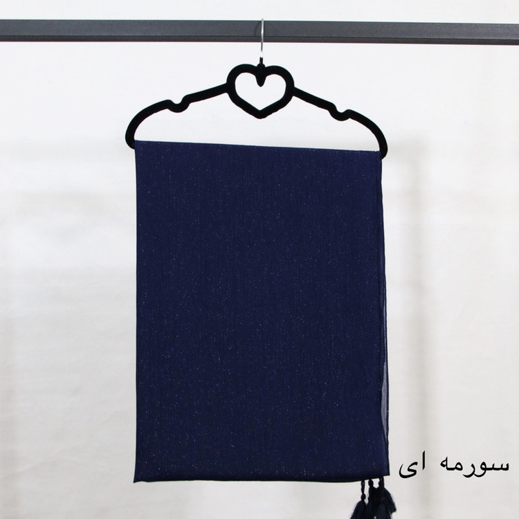 شال زنانه مدل حریر کریشه ساده کد ana-2269