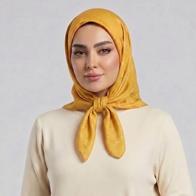مینی اسکارف زنانه مدل ساده موهر پاییزی کد 4