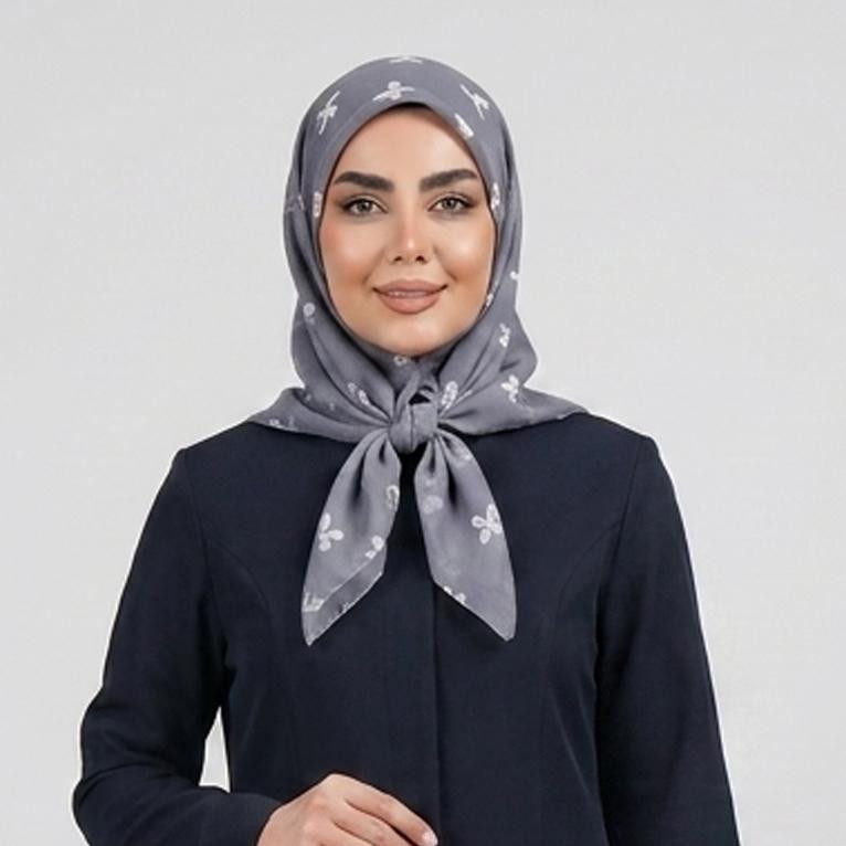 روسری زنانه مدل مینی اسکارف نخی پاپیونی ریز کد 3