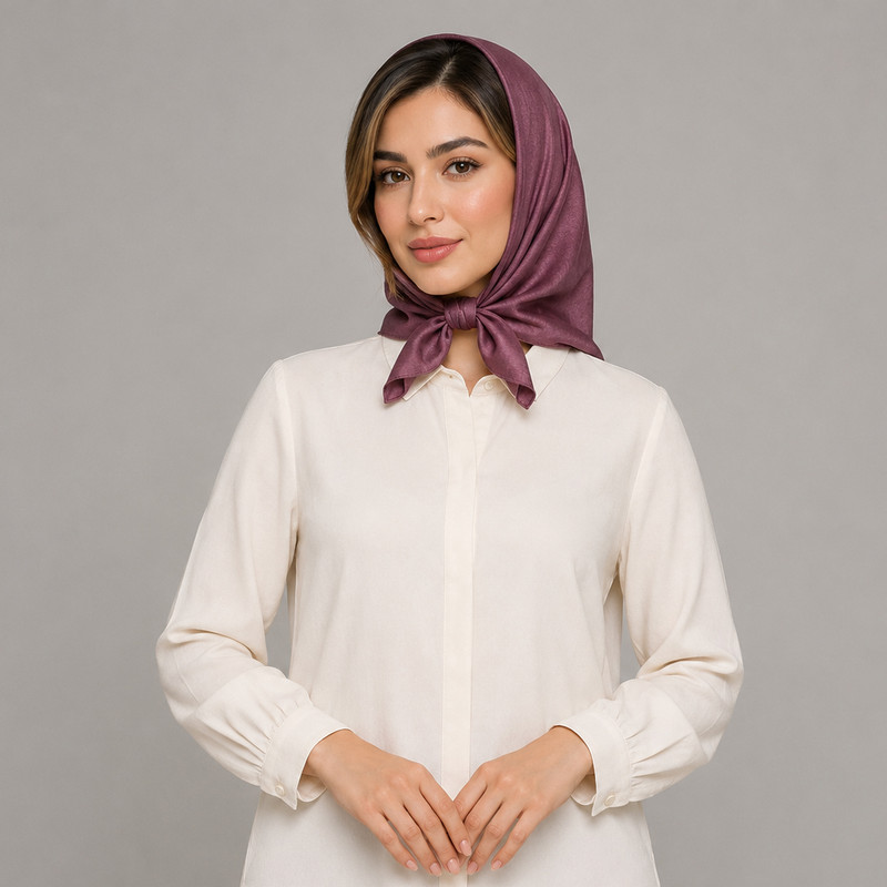روسری زنانه مدل پتینه ابر و بادی
