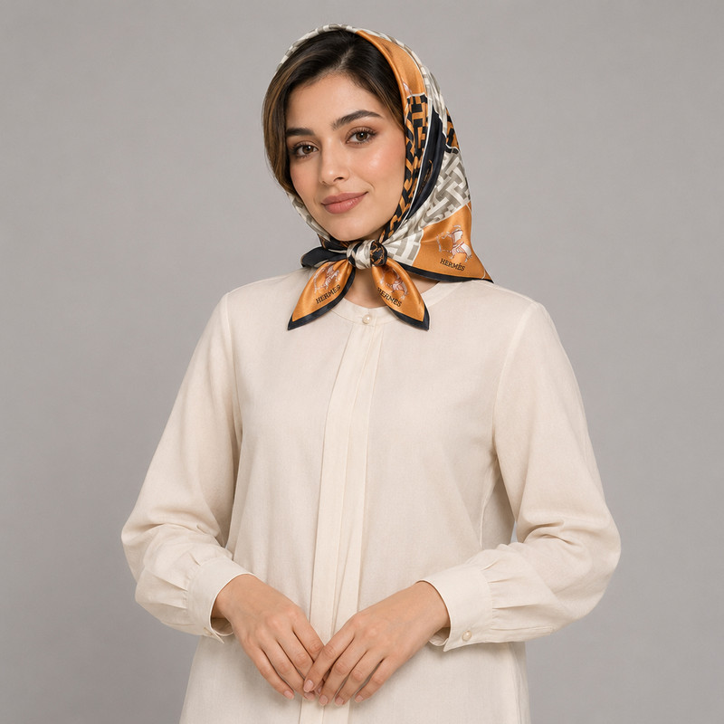 روسری زنانه مدل قواره کوچک