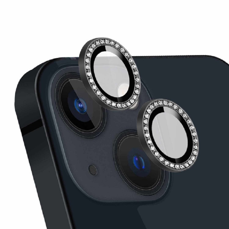 محافظ لنز دوربین ای اف اس مدل رینگی نگین دار مناسب برای گوشی موبایل اپل iPhone 13