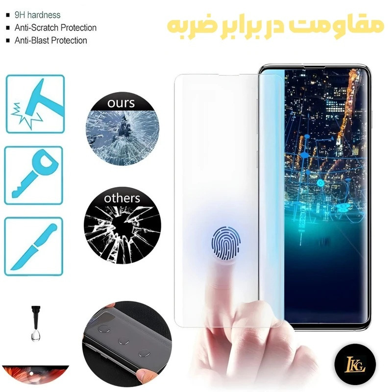محافظ صفحه نمایش آتوچبو مدل Glass UV مناسب برای گوشی موبایل آنر X9c