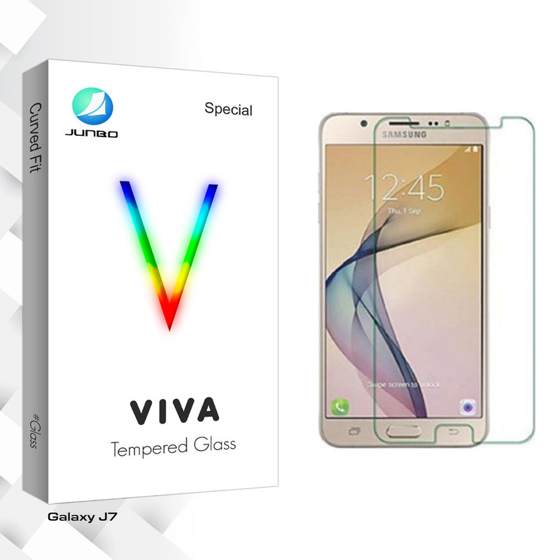 محافظ صفحه نمایش شیشه ای جانبو مدل Viva Glass مناسب برای گوشی موبایل سامسونگ Galaxy J7