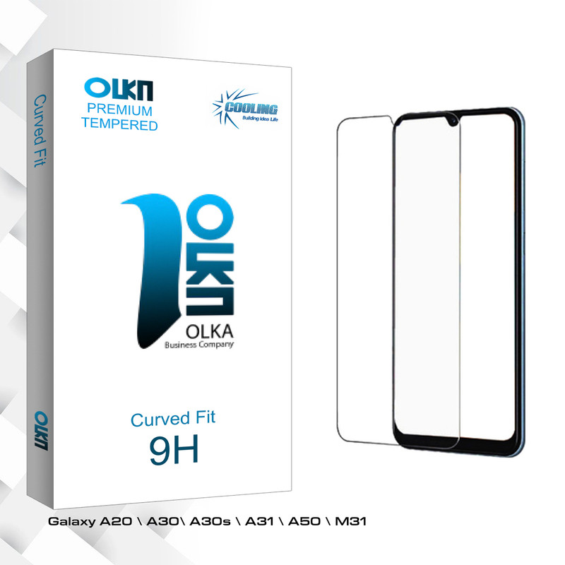 محافظ صفحه نمایش شیشه ای کولینگ مدل Olka Glass مناسب برای گوشی موبایل سامسونگ Galaxy A20 \ A30\ A30s \ A31 \ A50 \ M31