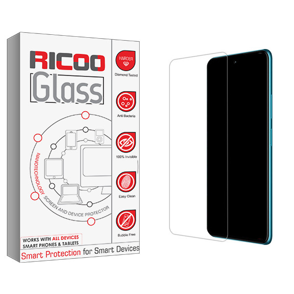محافظ صفحه نمایش شیشه ای ریکو مدل Ricoo Glass MIX مناسب برای گوشی موبایل شیائومی Poco X3 \ X3 Pro \ X3 GT \ X3 NFC \ X3 5G \ F3 5G \ F3 \ F3 Pro \ F3 NFC \ X4 5G