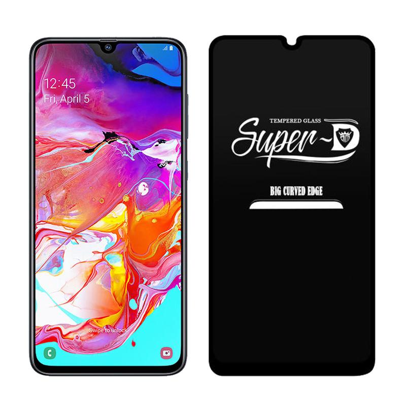 محافظ صفحه نمایش مدل Super D مناسب برای گوشی موبایل سامسونگ Galaxy A70