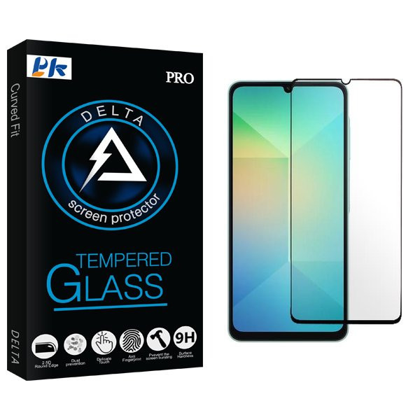 محافظ صفحه نمایش شیشه ای پی کی مدل Delta2 مناسب برای گوشی موبایل سامسونگ Galaxy A06