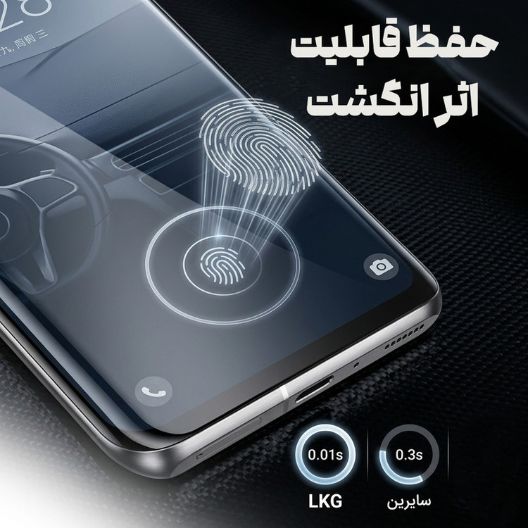محافظ صفحه نمایش ال کا جی مدل FULLGL-LK مناسب برای گوشی موبایل آنر X9c
