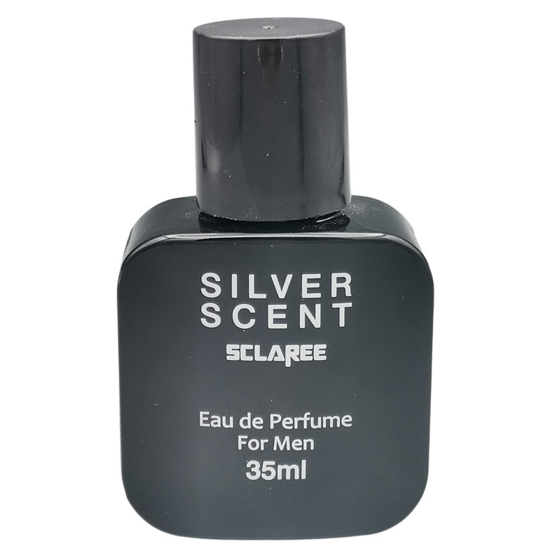 عطر جیبی مردانه اسکلاره مدل Silver scent حجم 35 میلی لیتر