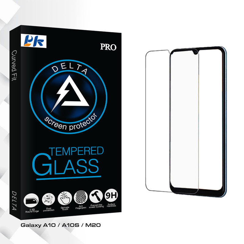 محافظ صفحه نمایش شیشه ای پی کی مدل Delta Glass مناسب برای گوشی موبایل سامسونگ Galaxy A10 / A10S / M20