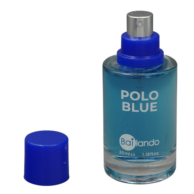 عطر جیبی مردانه بایلندو مدل POLO BLUE با رایحه خنک حجم 35 میلیلیتر