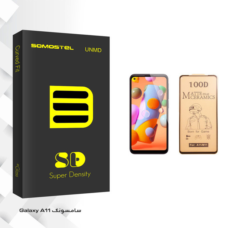 محافظ صفحه نمایش سرامیکی سوماستل مدل SD Glass مناسب برای گوشی موبایل سامسونگ Galaxy A11