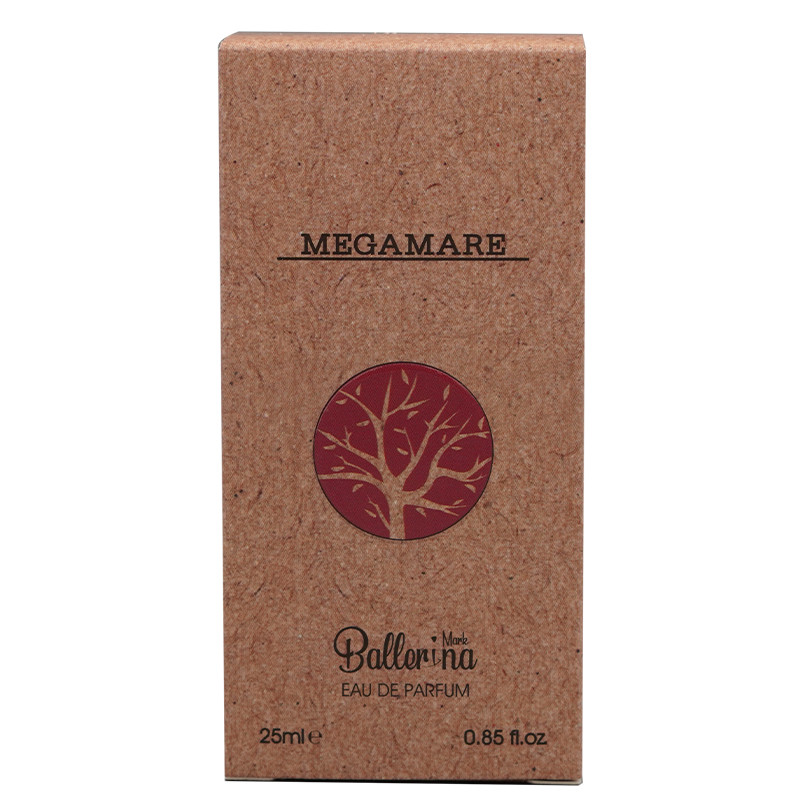 عطر جیبی زنانه بالرینا مدل مگاماره MEGAMARE با رایحه خنک، تلخ حجم 25 میلی لیتر