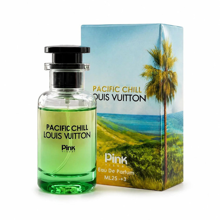 عطر جیبی پینک ویژوآل مدل Louis Vuitton Pacific Chill با رایحه
گرم حجم 25 میلیلیتر
