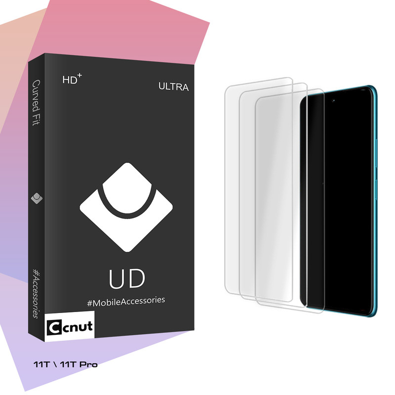 محافظ صفحه نمایش شیشه ای کوکونات مدل UDB Ultra MIX مناسب برای گوشی موبایل شیائومی 11T \ 11T Pro بسته سه عددی