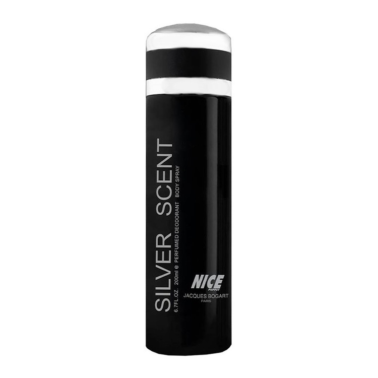 اسپری بدن مردانه نایس پاپت مدل Silver Scent حجم 200 میلی لیتر