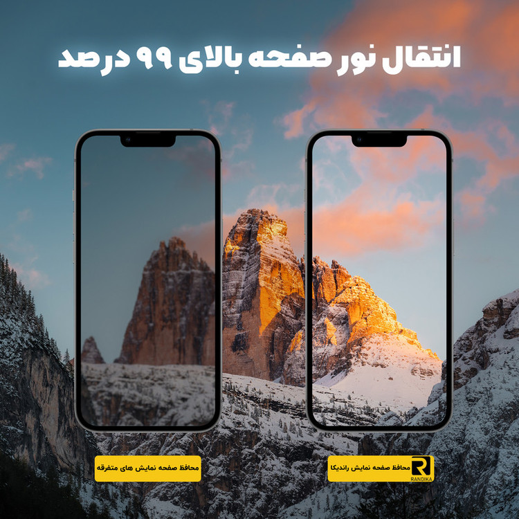محافظ صفحه نمایش سرامیکی راندیکا مدل OG Glass مناسب برای گوشی موبایل شیائومی Poco C40