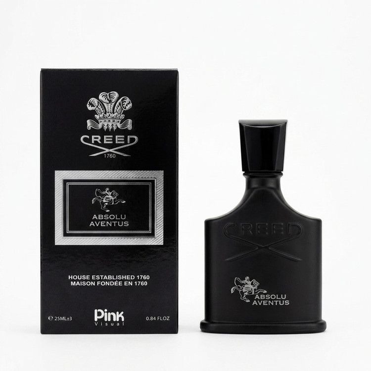 عطر جیبی مردانه پینک ویژوآل مدل کرید اونتوس ابسولو با رایحه معتدل و تلخ حجم ۲۵ میلی لیتر