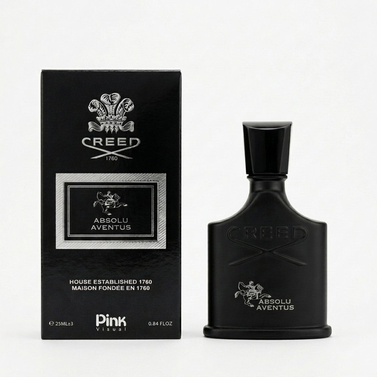 عطر جیبی مردانه پینک ویژوآل مدل کرید اونتوس ابسولو با رایحه معتدل و تلخ حجم ۲۵ میلی لیتر