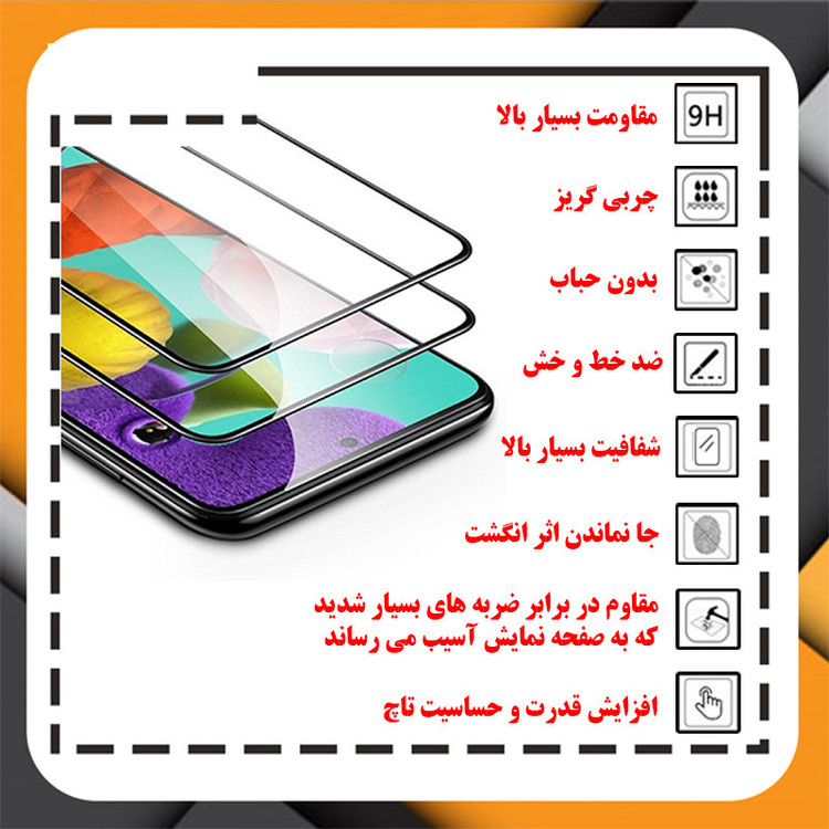 محافظ صفحه نمایش گودزیلا مدل Full مناسب برای گوشی موبایل اپل iPhone x / xs