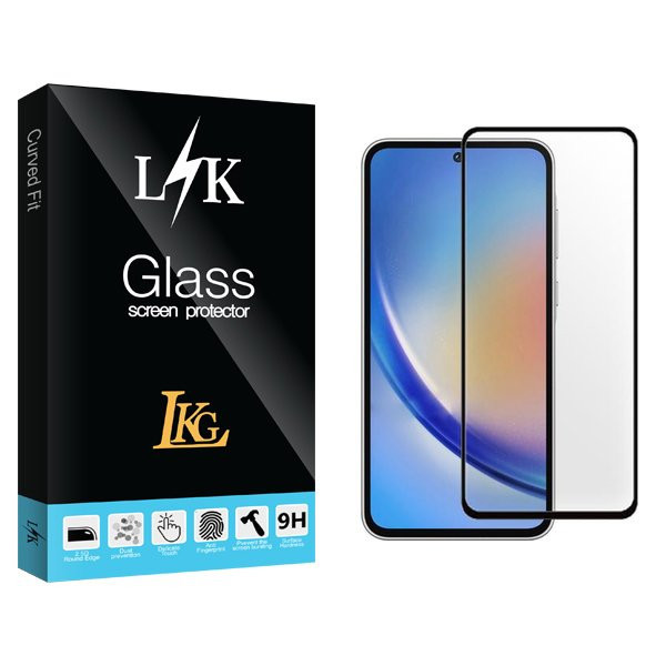 محافظ صفحه نمایش شیشه ای ال کا جی مدل LKK مناسب برای گوشی موبایل سامسونگ Galaxy A35/A55