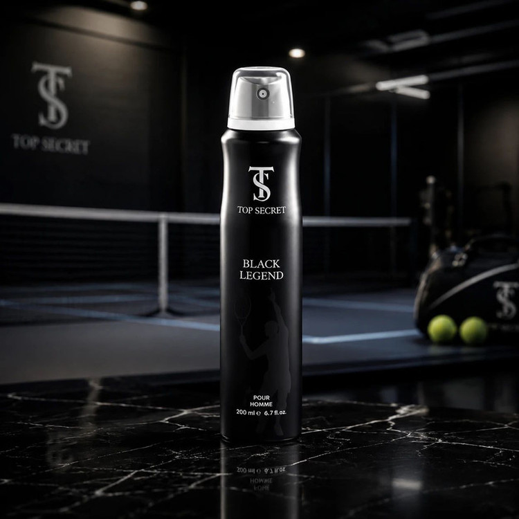 اسپری ضدتعریق مردانه تاپ سکرت مدل Black Legend حجم 200 میلیلیتر
