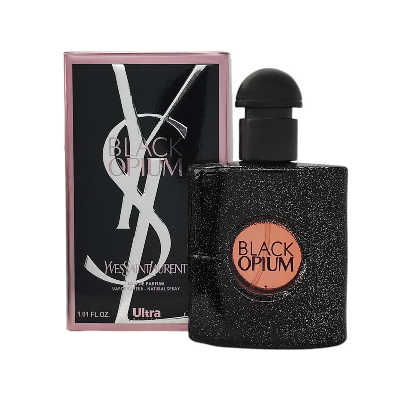 عطر جیبی زنانه اولترا ویرچوآل مدل Black Opium با رایحه شیرین حجم 30 میلی‌لیتر