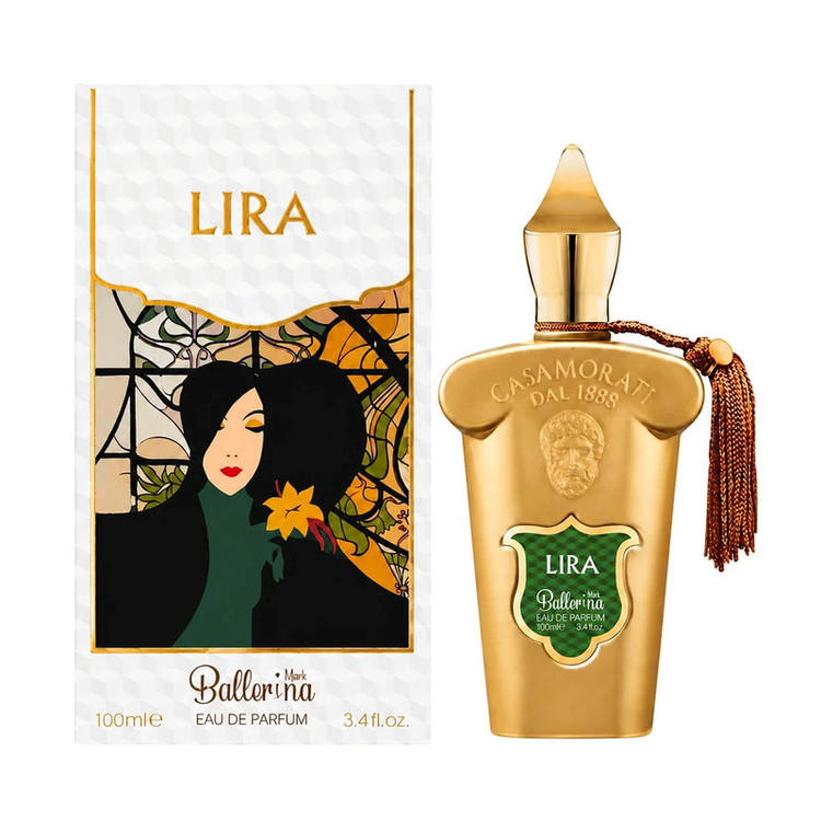 ادوپرفیوم زنانه بالرینا مدل LIRA با رایحه گرم حجم 100 میلیلیتر