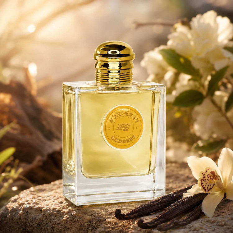 ادوپرفیوم زنانه نایس پاپت مدل Burberry Goddess با رایحه شیرین حجم 100 میلیلیتر