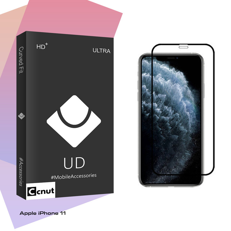 محافظ صفحه نمایش کوکونات مدل UD Black مناسب برای گوشی موبایل اپل iPhone 11